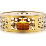 Chauffe - thire en acier inoxydable avec support pour bougie chauffe - plat, chauffe - thire, chauffe ...