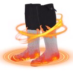 Zoternen - chaussettes chauffantes rechargeables pour hommes et femmes, alimentes par une batterie 5v ...