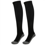 Chaussettes chauffantes pour seniors - fibre aluminis�e thermor�gulatrice - taille unique pour ext�rieur ...