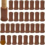 Chaussettes de protection pour pieds de chaises, lot de 32 pi�ces, patins antid�rapants pour meubles, ...