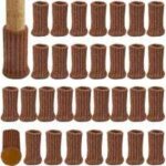 Chaussettes de protection pour pieds de chaises, lot de 32 pi�ces, patins antid�rapants pour meubles, ...