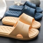 Chaussons de salle de bain d't eva, massage  domicile en intrieur, doux et sans odeur sans got