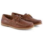 Chaussures bateau galion en cuir noisette homme le chameau cba - couleur noisette - pointure chaussures ...
