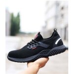 Chaussures � embout d'acier pour hommes et femmes, chaussures de travail l�g�res, baskets antid�rapantes, ...