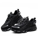 Chaussures de protection anti - crevaison � bout en acier pour hommes de grande taille avec boucle rotative, ...