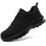 Chaussures de s�curit� � coussin d'air pour hommes et femmes, baskets l�g�res, antid�rapantes, respirantes, ...