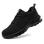 Chaussures de scurit  coussin d'air pour hommes et femmes, baskets lgres, antidrapantes, respirantes, ...