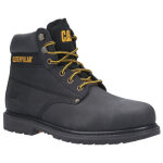 Chaussures de s�curit� hautes ? caterpillar powerplant noir s3 hro sra ? cuir nubuck waterproof ? embout ...