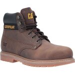 Caterpillar ? chaussures de s�curit� hautes s3 hro sra marron 41 ? tige en cuir nubuck r�sistant � l'eau ...