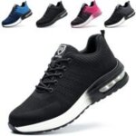 Chaussures de scurit hommes femmes legere confortable antidrapant basket securite semelle blanche, ...