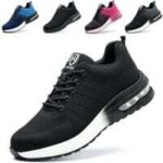 Chaussures de scurit hommes femmes legere confortable antidrapant basket securite semelle blanche, ...