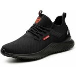 Chaussures de s�curit� homme femme chaussures de travail l�g�re respirant embout acier protection basket ...