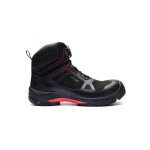 Chaussures de s�curit� mi - hautes gecko 2473 - noir / rouge 43