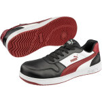 Puma - chaussure de travail frontcourt p 45 bas noir / blanc / rouge s3l 640206