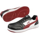 Puma - chaussure de travail frontcourt p 46 bas noir / blanc / rouge s3l 640207