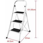 Dayplus - chelle � 3 marches, acier robuste, pliant, tabouret cuisine portable avec tapis antid�rapant ...