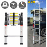 Dayplus - chelle aluminium multifonctionnelle Échelle polyvalente Échelle simple 3. 2m normes en131 Dayplus - chelle aluminium multifonctionnelle Échelle polyvalente Échelle simple 3. 2m normes en131