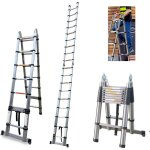 Chelle t�lescopique de 5 m escabeau escabeau escabeau escabeau escabeau escabeau escabeau escabeau inox ...