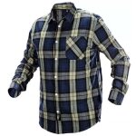 Chemise � carreau homme neo tools 81 - 541 bleue olive noire