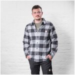 Chemise en flanelle stier heavy bci coton l gris cossais