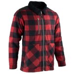 Lma - chemise de travail matelasse paisse erable rouge / noir s