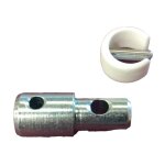 Kit adaptation manivelle pour tube diamtre 13mm et cardan diamtre 12mm + clip liaison cherubini 1490200k ...