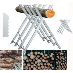 Chevalet � b�ches, chevalet de sciage, chevalet de tron�onnage pliable 4 supports de train - einfeben ...
