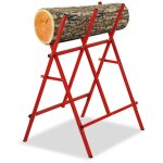 Chevalet de sciage haute qualit chevalet  bches chevalet de trononnage pliable 73x13x105cm - tolletour ...