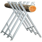Chevalet de sciage scie pliante cheval b�che coupe stand bois de soutien banc 150kg pour tron�onneuses ...