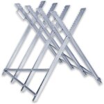 Chevalet de sciage trononneuse  bois en acier 83 x 83 x 79 cm pliable 100 kg charge maximale pour la ...