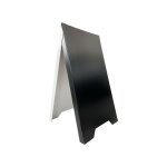 Chevalet stop trottoir plastique recto blanc et verso noir dimensions 100 x 55 cm - fabrication franaise ...