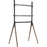 Chevalet de studio pour �crans plats avec 4 pieds, en bois v�ritable finish pour �crans plats 49'' - ...