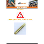 Cheville chimique capsule m8 - 10 pi�ces