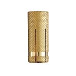 Cheville pour fixations lgres dans matriaux pleins - laiton m6 x 23 8 - boite de 200