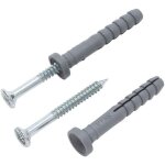 Chevilles � frapper cruciformes, chevilles � clouer, set de chevilles et de clous 100 pi�ces, 6 x 40 ...