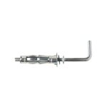 Cheville metal 4x38  gond acier zingu - 10 pices