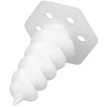 Chevilles pour montage en polystyr�ne avec cl�, vis kwm 50 (4 pi�ces)
