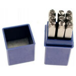 Chiffres a frapper pro 6 mm - 9 pcs