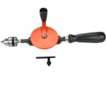Chignole, mini perceuse manuelle � manivelle avec double pignons et mandrin r�glable pour le bois, le ...