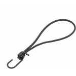 Lot de 10 tendeurs sandows lastiques avec 1 crochet et boucle 26 cm noir - choyclit
