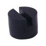 Adaptateur universel en caoutchouc pour cric de sol noir 5x5x3. 8cm