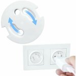 Cache prise bb franais - protection prises bebe - caches prises electrique - scurit enfant - mcanisme ...