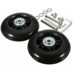 Choyclit - roulettes � bagages 2 pi�ces r�paration de roulement de roue de remplacement 6024mm noir valise ...