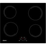 Ciarra - plaque induction 4 feux 6000w s�curit� enfants puissance r�glable 99 min 59cm cd4bih - e