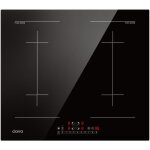 Ciarra - plaque � induction 4 foyers 7200w avec 2 flexizones boosters minuteur s�curit� enfant l59cm ...