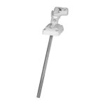Cime - bloc guide genouill�re pour volet roulant � manivelle 165 mm diam�tre 12 mm
