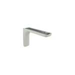 Cime - console �querre leonard acier et plastique blanc, 80x117mm.