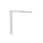 Cime - console querre universelle symtrique alu blanc 90x90mm.