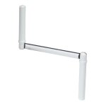 Cime - manivelle pour tringle de volet roulant, diamètre 12 mm, longueur 410 mm Cime - manivelle pour tringle de volet roulant, diamètre 12 mm, longueur 410 mm
