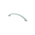 Cime - poigne bombe moderne zamak nickel satin, l. 157mm, l. 11mm, p. 28mm, entraxe 128mm, 1 pice ...